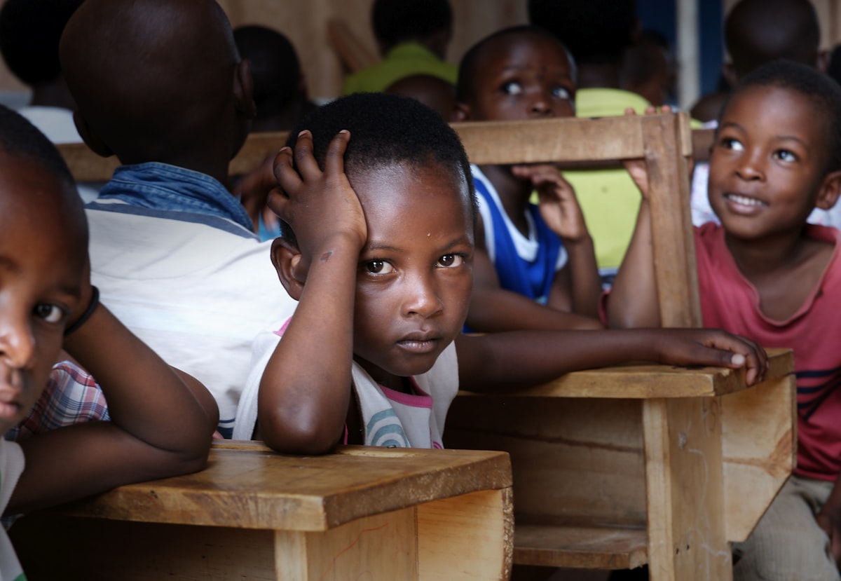 Éducation — écoliers en classe